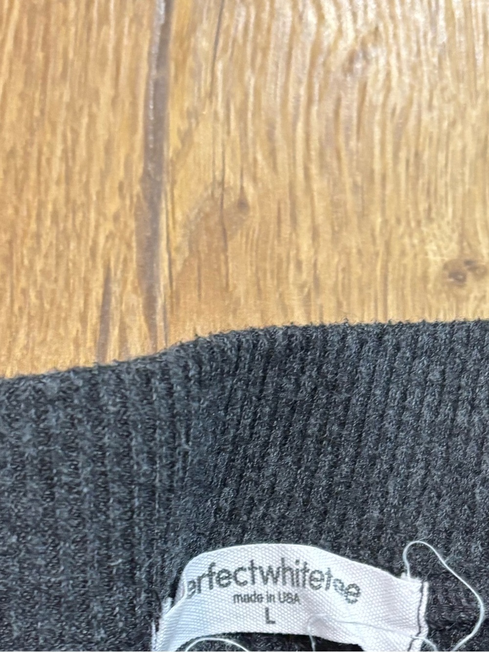 PerfectWhiteTee Ribbed Lounge Sweatpants - Picture 3 of 4